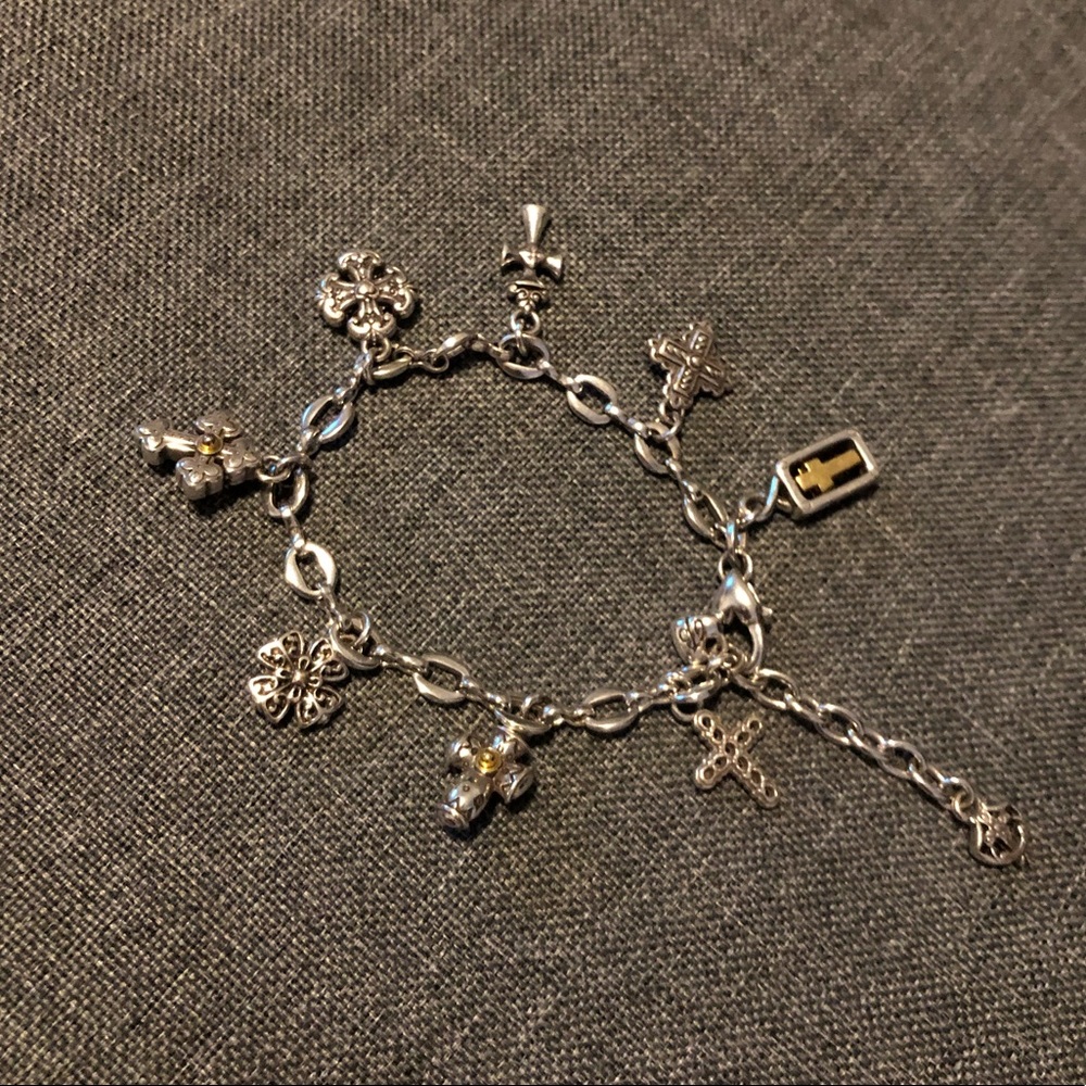 Brighton Eternity Cross Bracelet